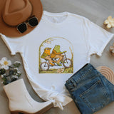 Vintage Frog and Toad T-Shirt: Retro Cartoon Graphic Tee