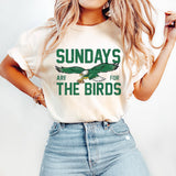 Sundays Are For The Birds Football Shirt: Funny Game Day Tee