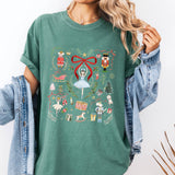 Christmas Ballet Shirt, Graphic Holiday Tee, Unisex Nutcracker Top