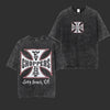 Retro West Coast Choppers Tee: Long Beach Wash T-Shirt