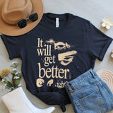Positive Quote T-Shirt: Vintage Graphic Tee, Mental Health Awareness