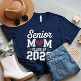 Senior Mom Shirt, Graduation Tee, Class of 2026 Graphic Shirt