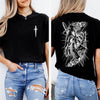 Tattoo Style Dagger Graphic Tee, Gothic Hand and Eye Shirt