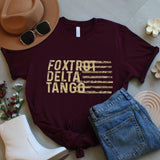 Military Phonetic Alphabet T-Shirt: Foxtrot Delta Tango Graphic Tee