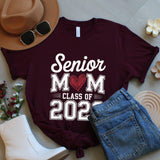Senior Mom Shirt, Graduation Tee, Class of 2026 Graphic Shirt