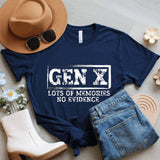 Gen X Shirt, Funny Vintage Graphic Tee, Retro Unisex T Shirt or Sweatshirt