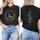 Velaris Mountain Moon Graphic Tee: Night Court Bookish Shirt