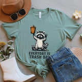Funny Raccoon Graphic Tee, Trash Panda Humor Shirt