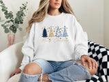 Christmas Tree Graphic Sweatshirt, Holiday Winter Sweatshirt, Cozy Seasonal Pullover