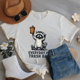 Funny Raccoon Graphic Tee, Trash Panda Humor Shirt
