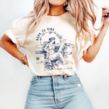 Born To Vibe Graphic Tee, Funny Work Shirt