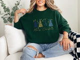 Christmas Tree Graphic Sweatshirt, Holiday Winter Sweatshirt, Cozy Seasonal Pullover