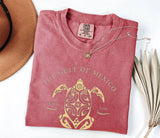 Gulf of Mexico Turtle Graphic Tee: Stay Salty, Resist - Ocean Lover Gift