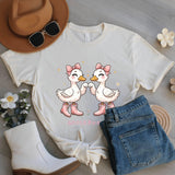 Goose T-Shirt, Duck Friends, Animal Lover Gift