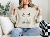 Squad Ghouls Sweatshirt, Funny Ghost Graphic Pullover, Unisex Halloween Top