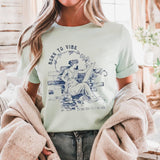 Born To Vibe Graphic Tee, Funny Work Shirt