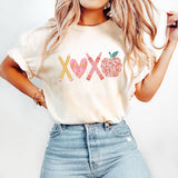 OXO Pencil Heart Apple Tee, Back To School Shirt, Classroom Style Top