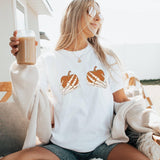 Skeleton Hands Pumpkin Shirt, Funny Spooky Halloween Graphic Tee