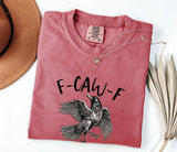 Funny Crow Graphic Tee, Sarcastic Raven Unisex T-Shirt