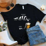 Funny Beer Skeleton Shirt, Unisex Drinking Tee, Friday Party Graphic T Shirt