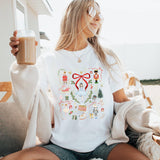 Christmas Ballet Shirt, Graphic Holiday Tee, Unisex Nutcracker Top