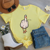 Duck You Shirt, Funny Sarcastic Graphic Tee, Offensive Humor Shirt, Casual Novelty Top