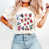 Berry Fruit Graphic Tee, Botanical Print, Unisex Cotton Top