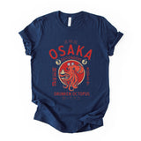 Osaka Octopus Graphic Tee, Japanese Street Art Shirt, Unisex Travel Top