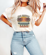 Sea Breeze Babes T-Shirt: Beach Vibes Graphic Tee