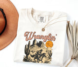 Funny Western Cowboy Shirt: Wranglin' Feral Children Graphic Tee